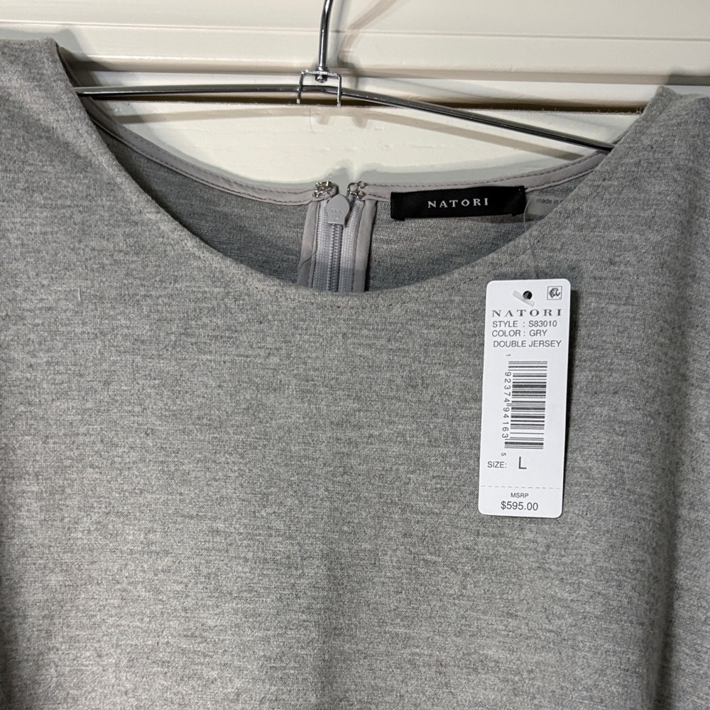 Natori Heather Gray Jersey Dress
